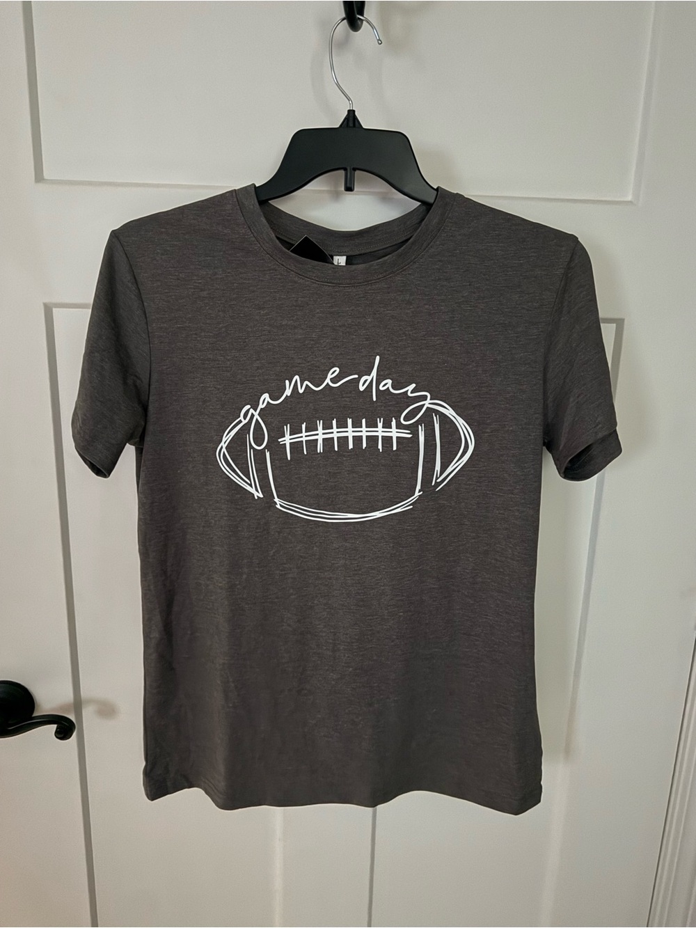 Women’s  Game Day Graphic Tee - Charcoal
